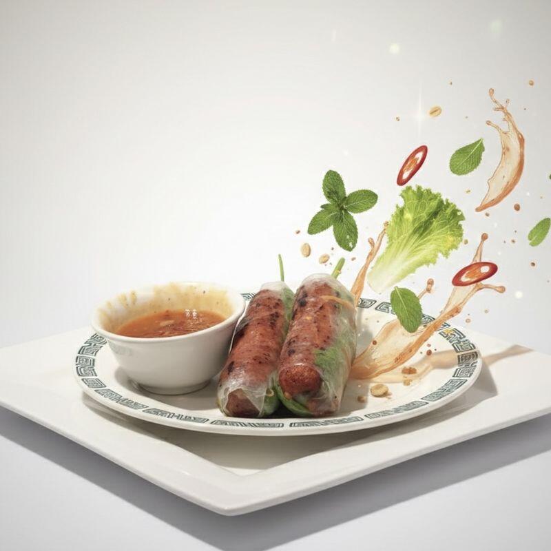 A5. PORK PASTE ROLLS (GC Nem Nướng - 2 ROLLS)