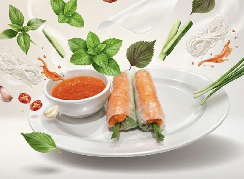 A6. SHRIMP PASTE ROLLS (GC Chạo Tôm - 2 ROLLS)