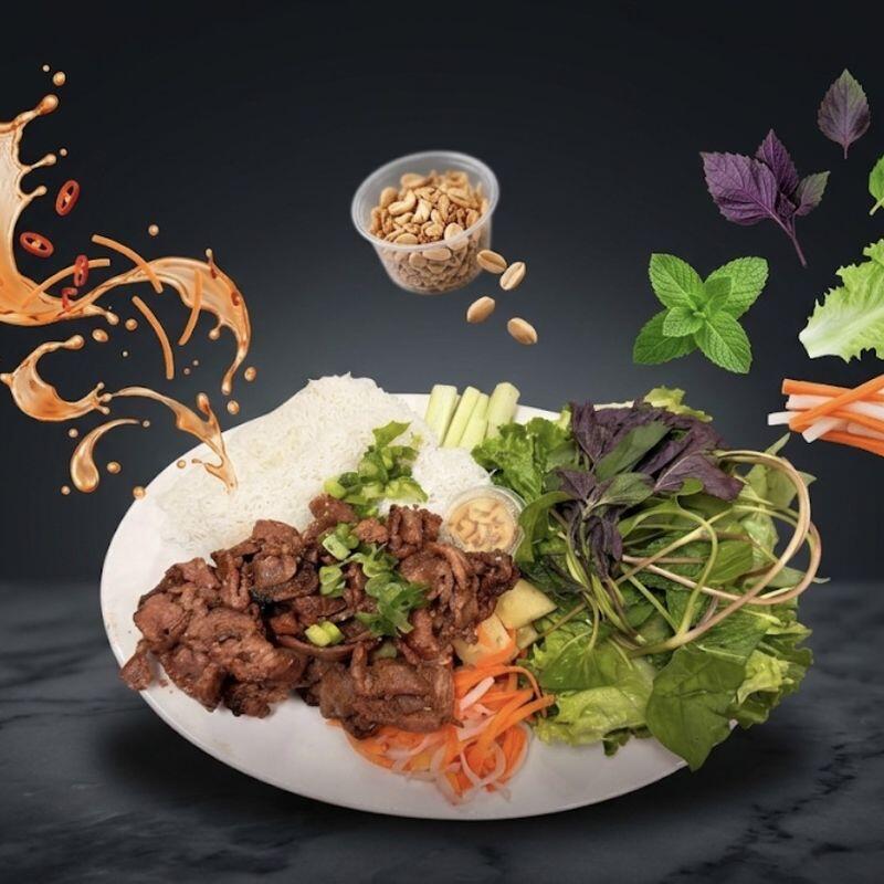 A24. WOVEN VERMICELLI WITH GRILLED PORK (Bánh Hỏi Thịt Nướng)