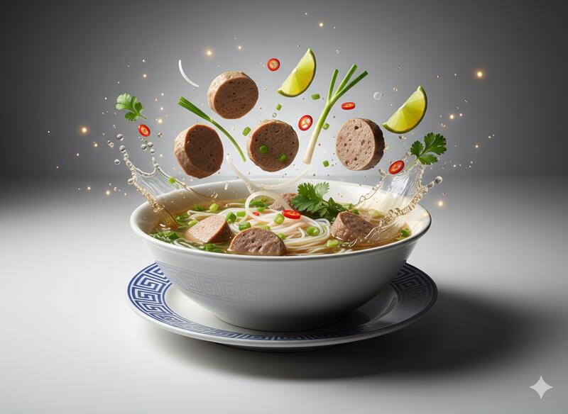 P14. MEATBALLS (Phở Bò Viên)