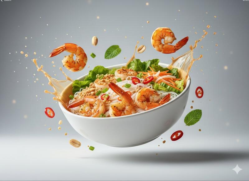 B11. GRILLED SHRIMP (Bún Tôm Nướng)