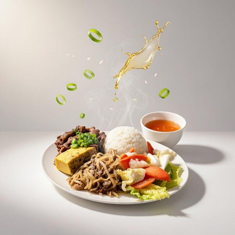 C2. GRILLED PORK COMBO (Cơm Tấm Bì Chả Thịt Nướng)