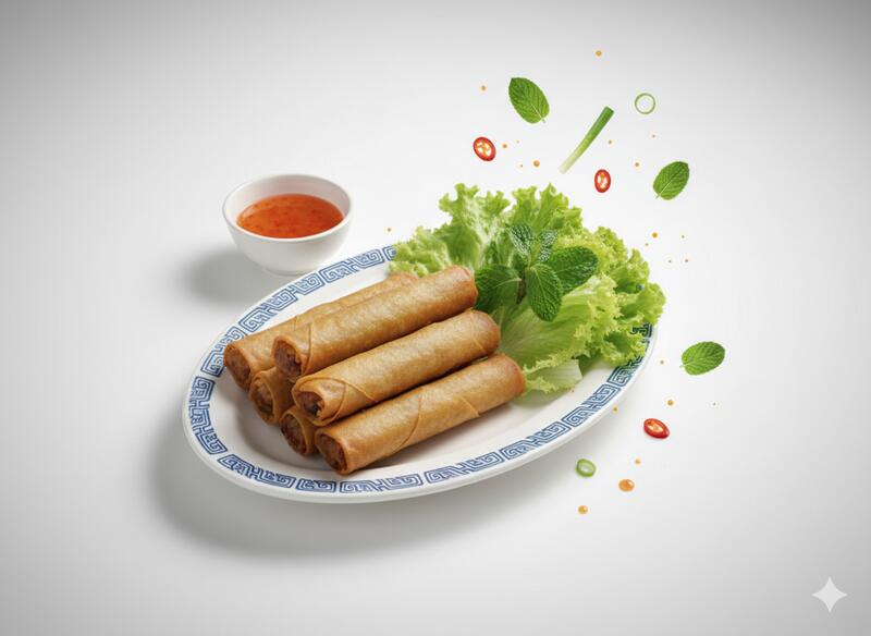 V7. VEGGIE EGG ROLLS (Chả Giò CHAY)