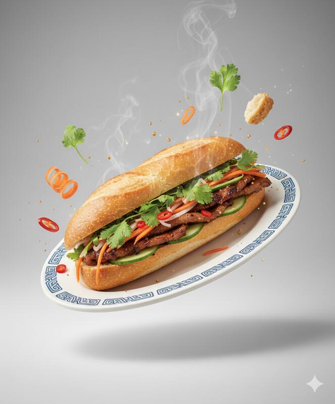 SW3. GRILLED PORK SANDWICH (Bánh Mì Thịt Nướng)