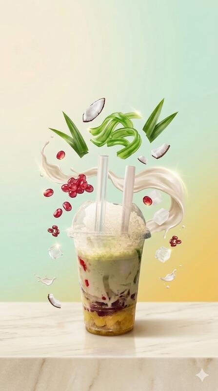 D1. THREE - COLOR BEAN PUDDING (Chè Ba Màu)