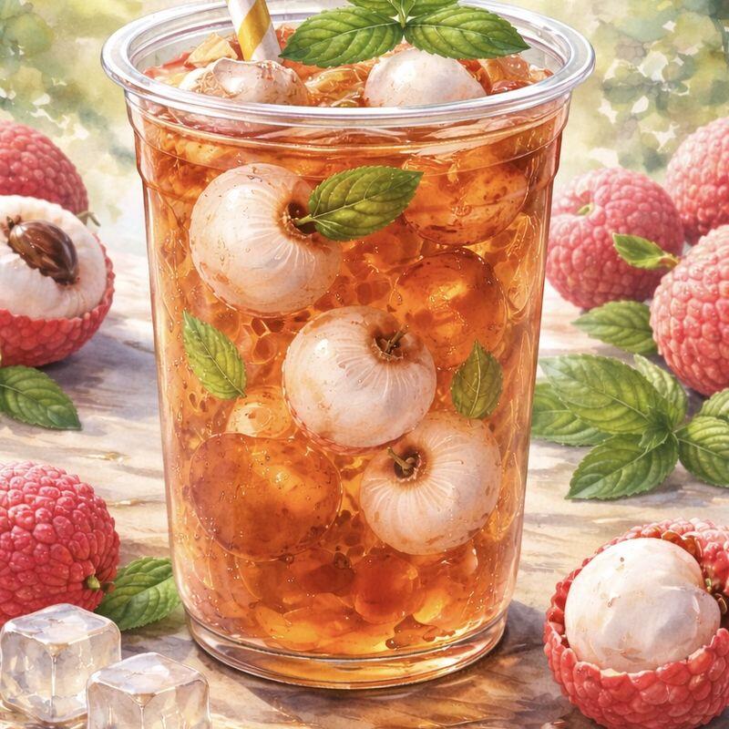 T3. LYCHEE TEA (Trà Vải)