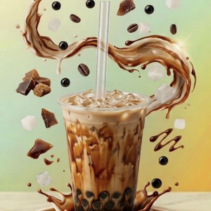 T7. *NEW* TIGER BOBA MILK (Sữa Boba Đường Đen)